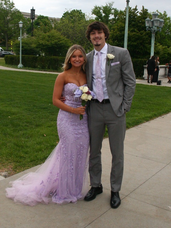 Dresses & Skirts - Lavender Lace Mermaid Prom Dress
